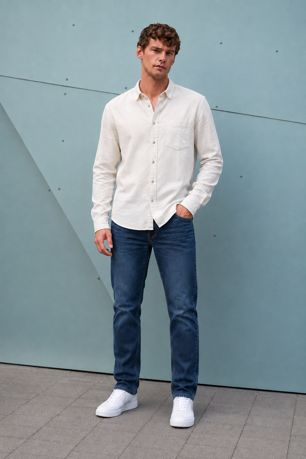 Men’s Onyx Corduroy Full Sleeve Shirt – Regular Fit Casual Shirt
