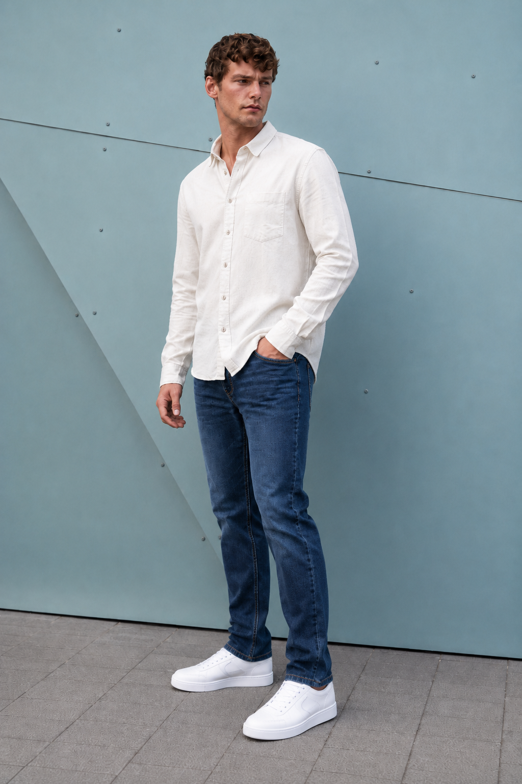 Men’s Onyx Corduroy Full Sleeve Shirt – Regular Fit Casual Shirt