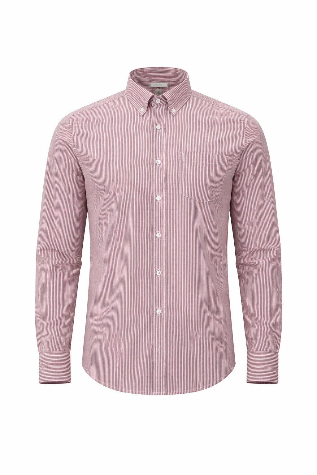 Men Merlot Striped Casual Shirt