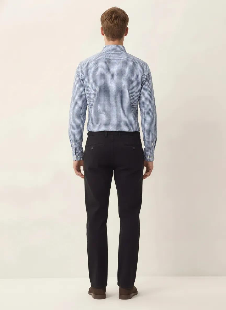 Men Sky Gingham Checks Checked Casual Shirt