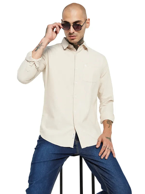 Mettle Men Cotton Casual Shirt