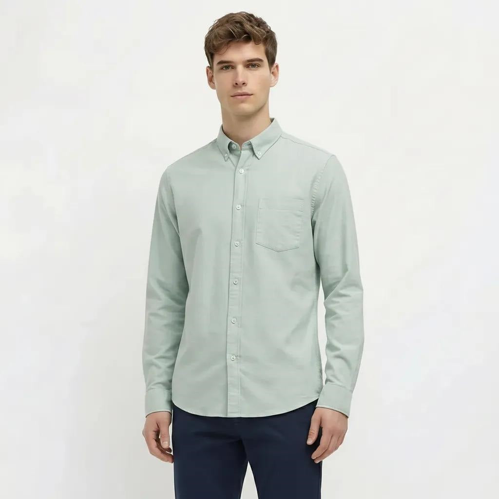 Men Fern Solid Casual Shirt