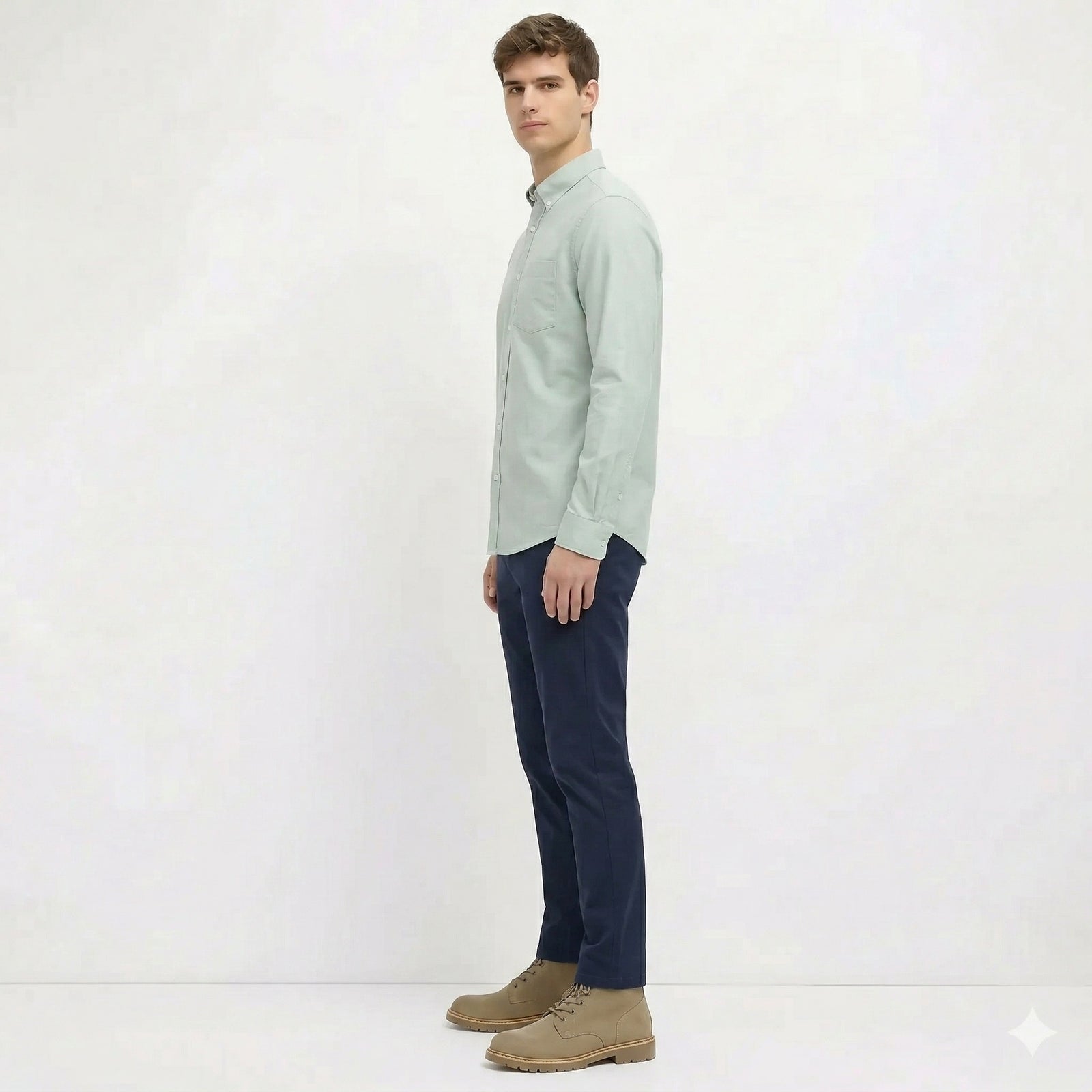 Men Fern Solid Casual Shirt