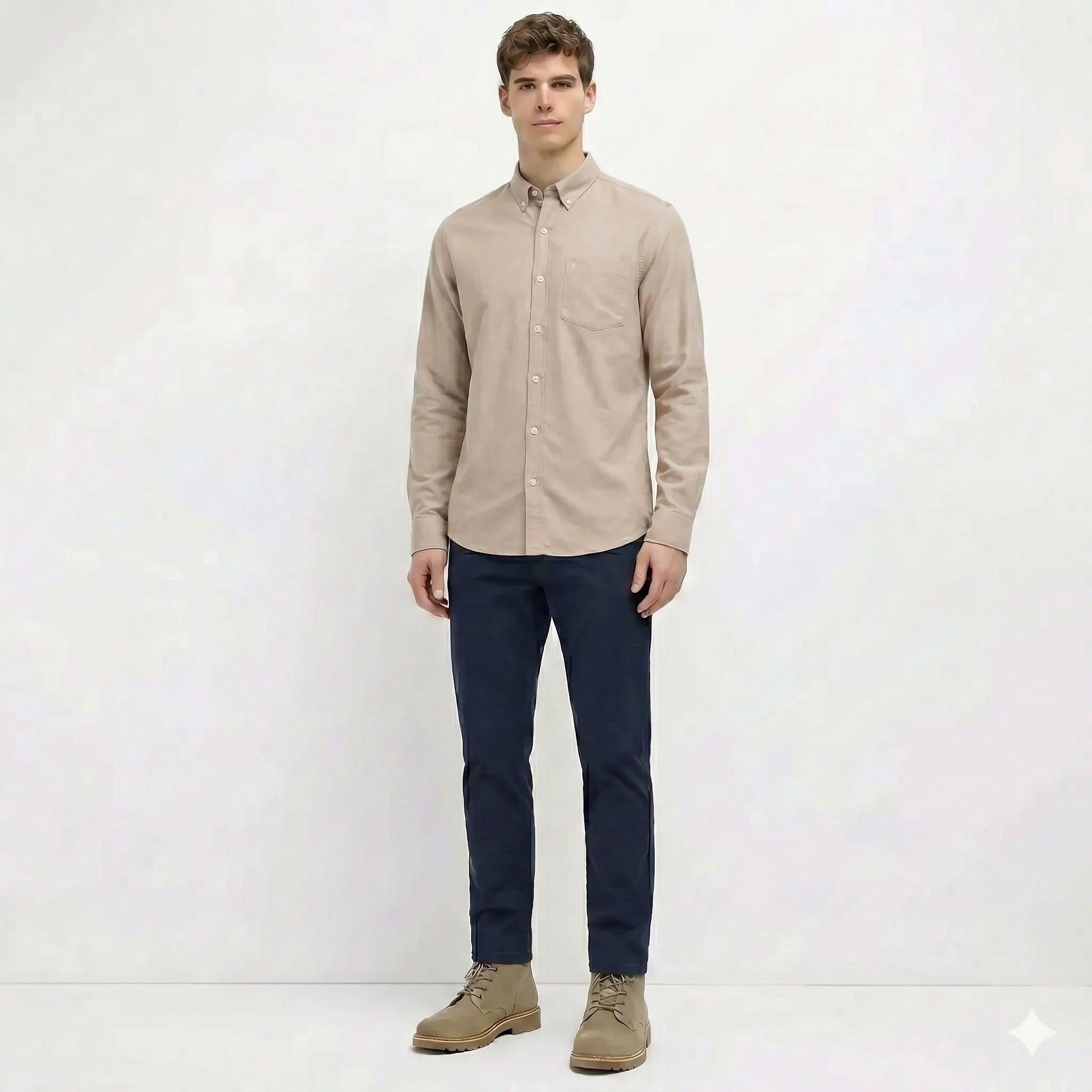 Men Solid Casual Shirt