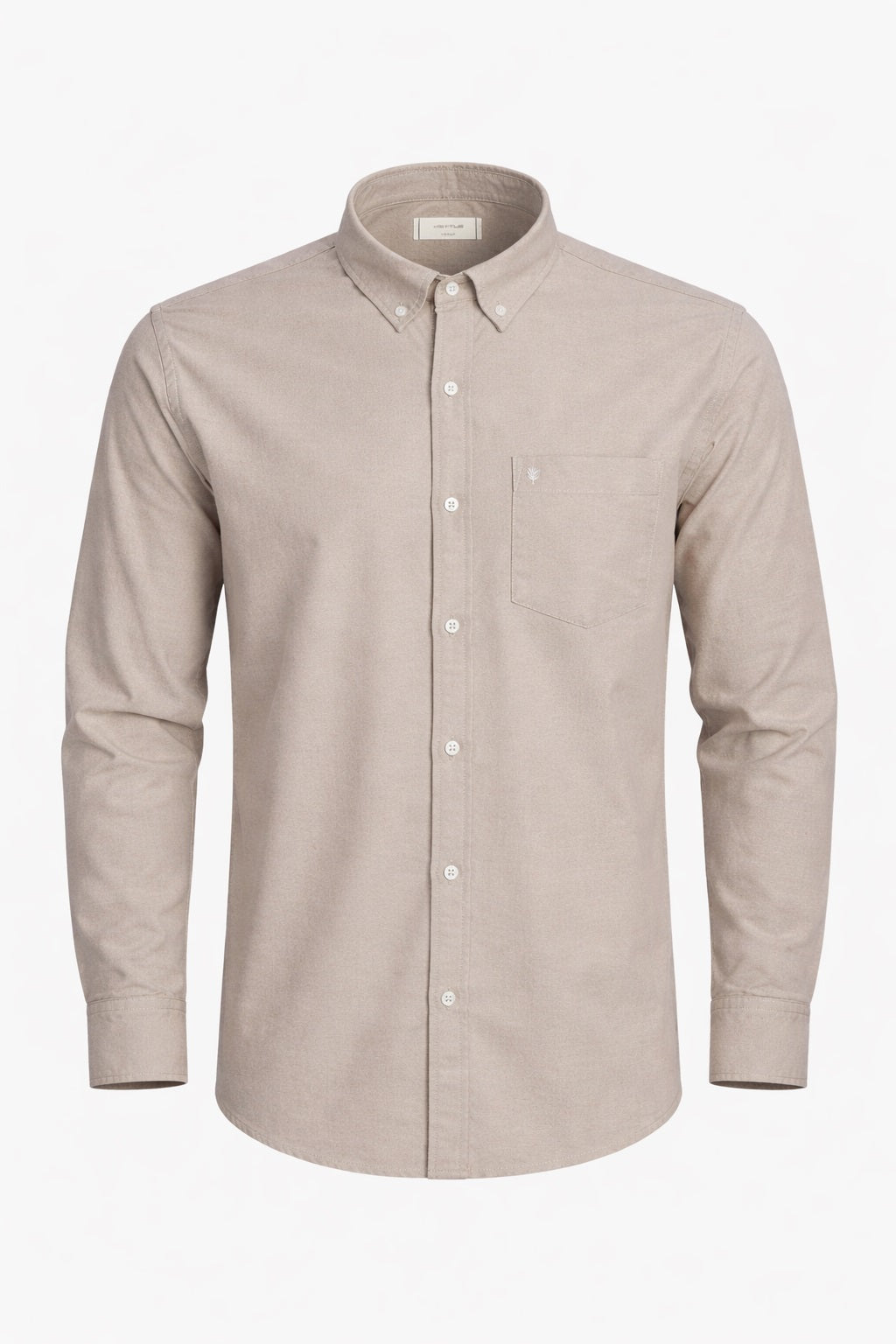 Men Natural Solid Casual Shirt