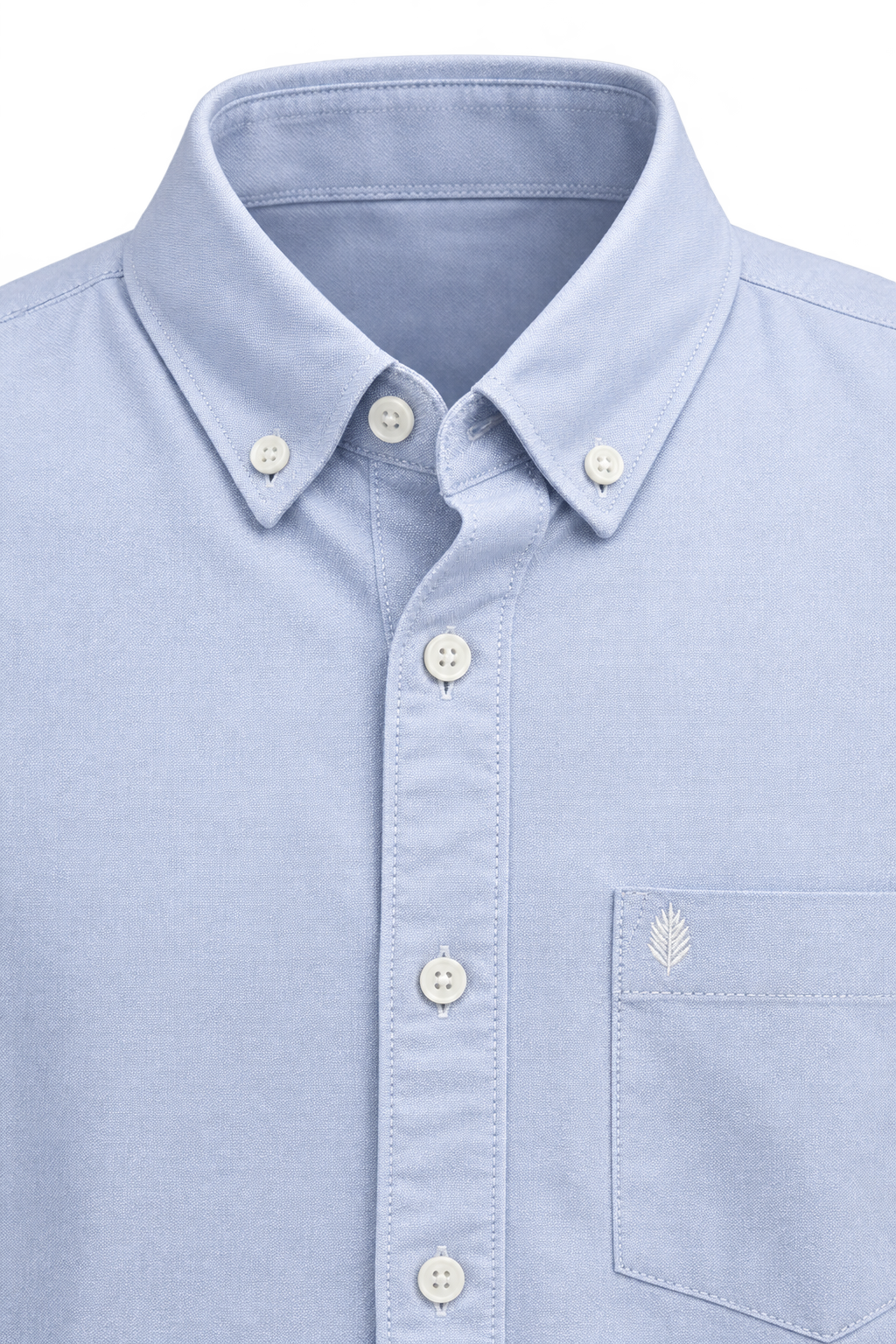 Men’s Sky Oxford Shirt – Regular Fit Full Sleeve Button-Down Casual Shirt