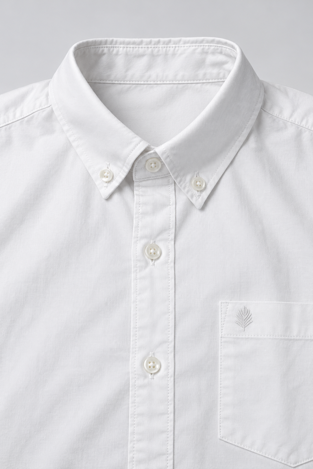 Men’s White Oxford Core Full Sleeve Shirt – Regular Fit