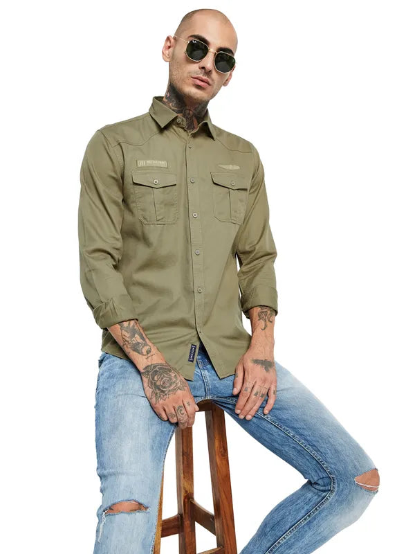 Mettle Men Cotton Casual Shirt