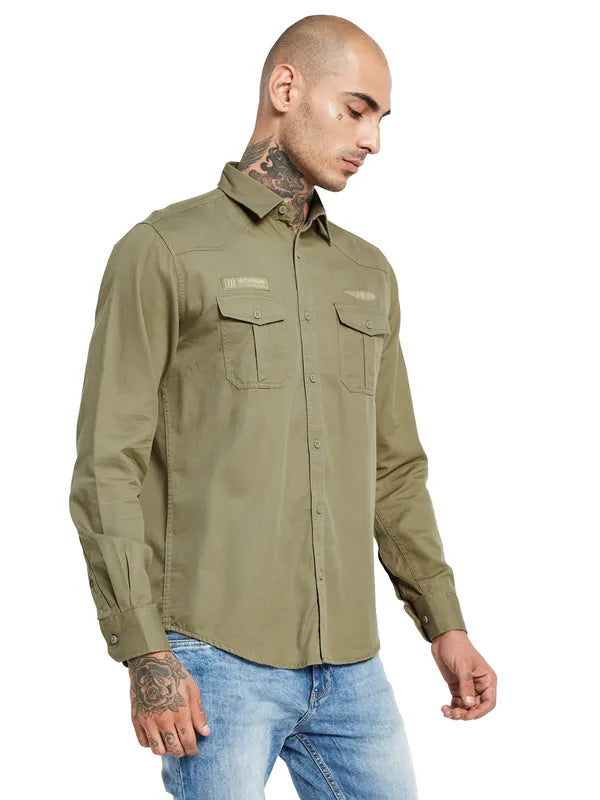 Mettle Men Cotton Casual Shirt