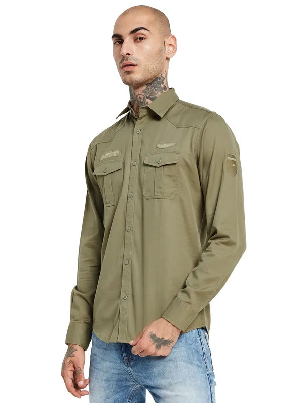 Mettle Men Cotton Casual Shirt