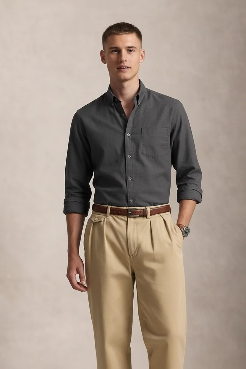 Men Black Casual Shirt