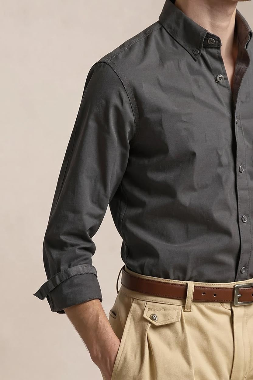 Men Black Casual Shirt