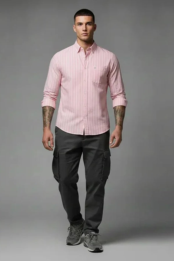 Men Striped Casual Shirt