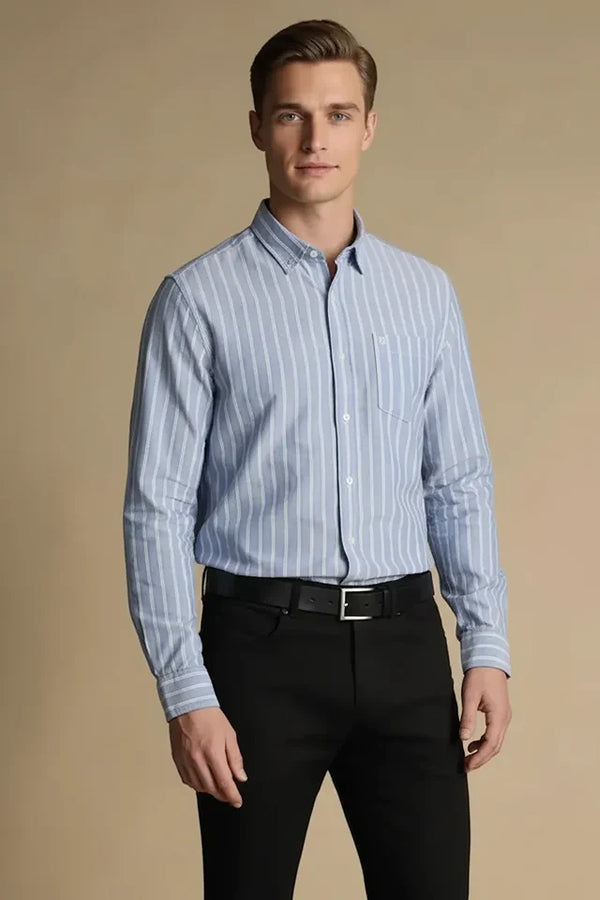 Men Striped Casual Shirt