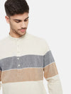 Colourblock Linen Kurta