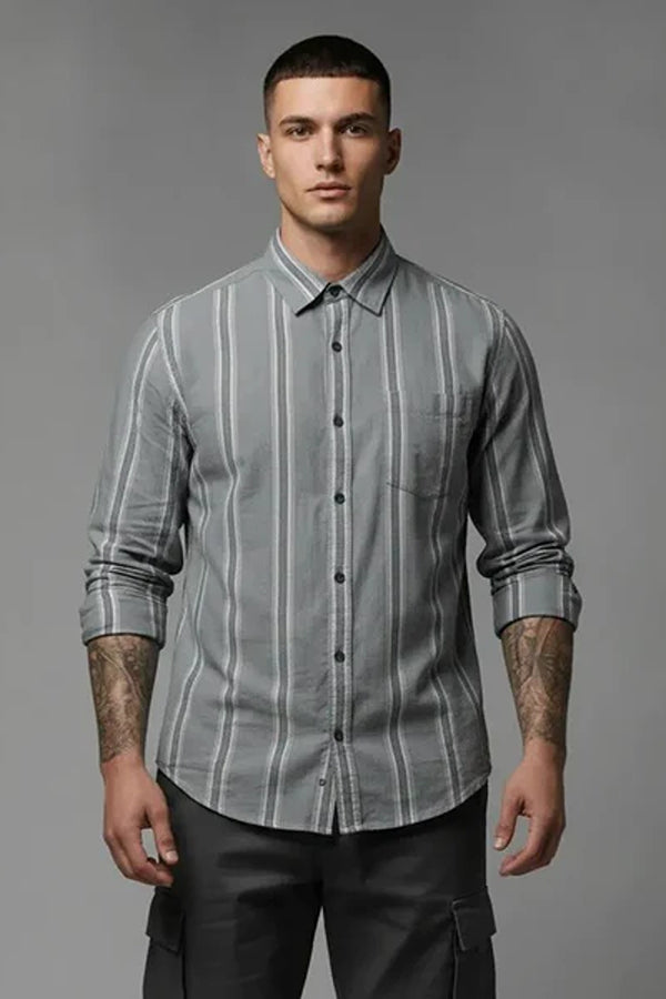 Men Striped Casual Shirt