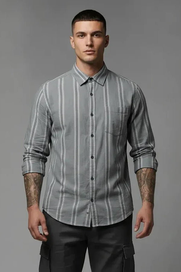 Men Striped Casual Shirt