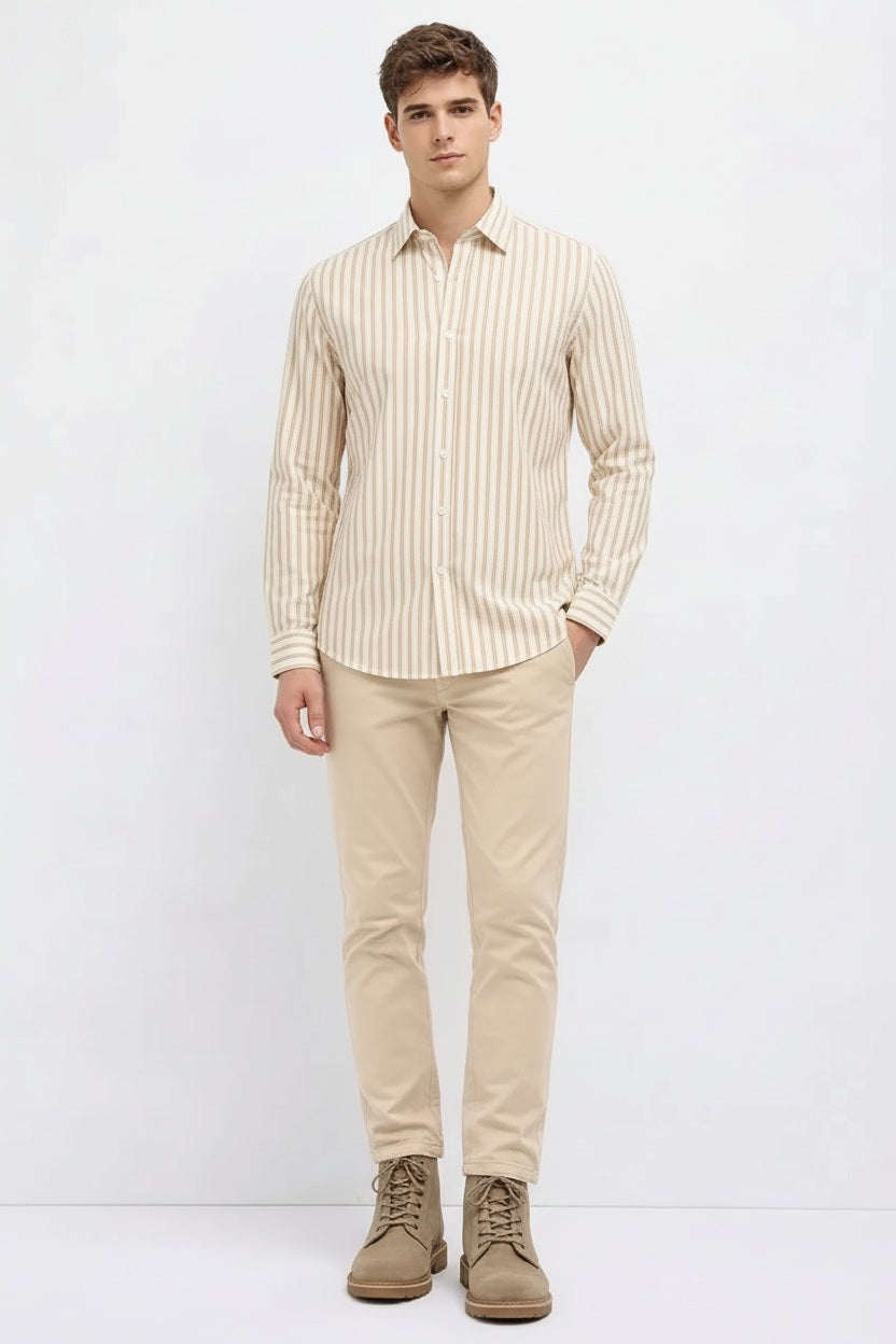 Men Striped Casual Shirt