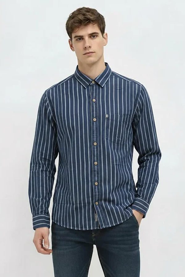 Men Striped Casual Shirt