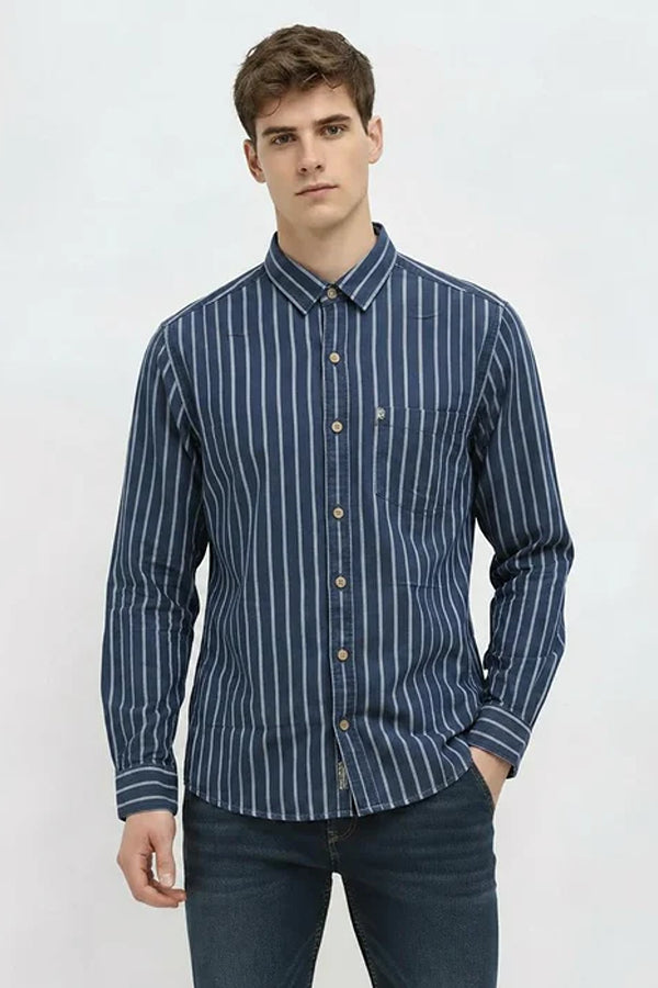 Men Striped Casual Shirt