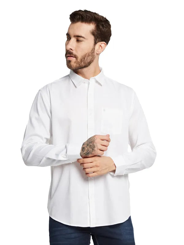 Mettle Men Opaque Casual Shirt