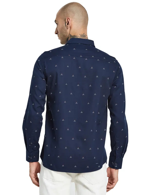 Mettle Opaque Printed Casual Shirt