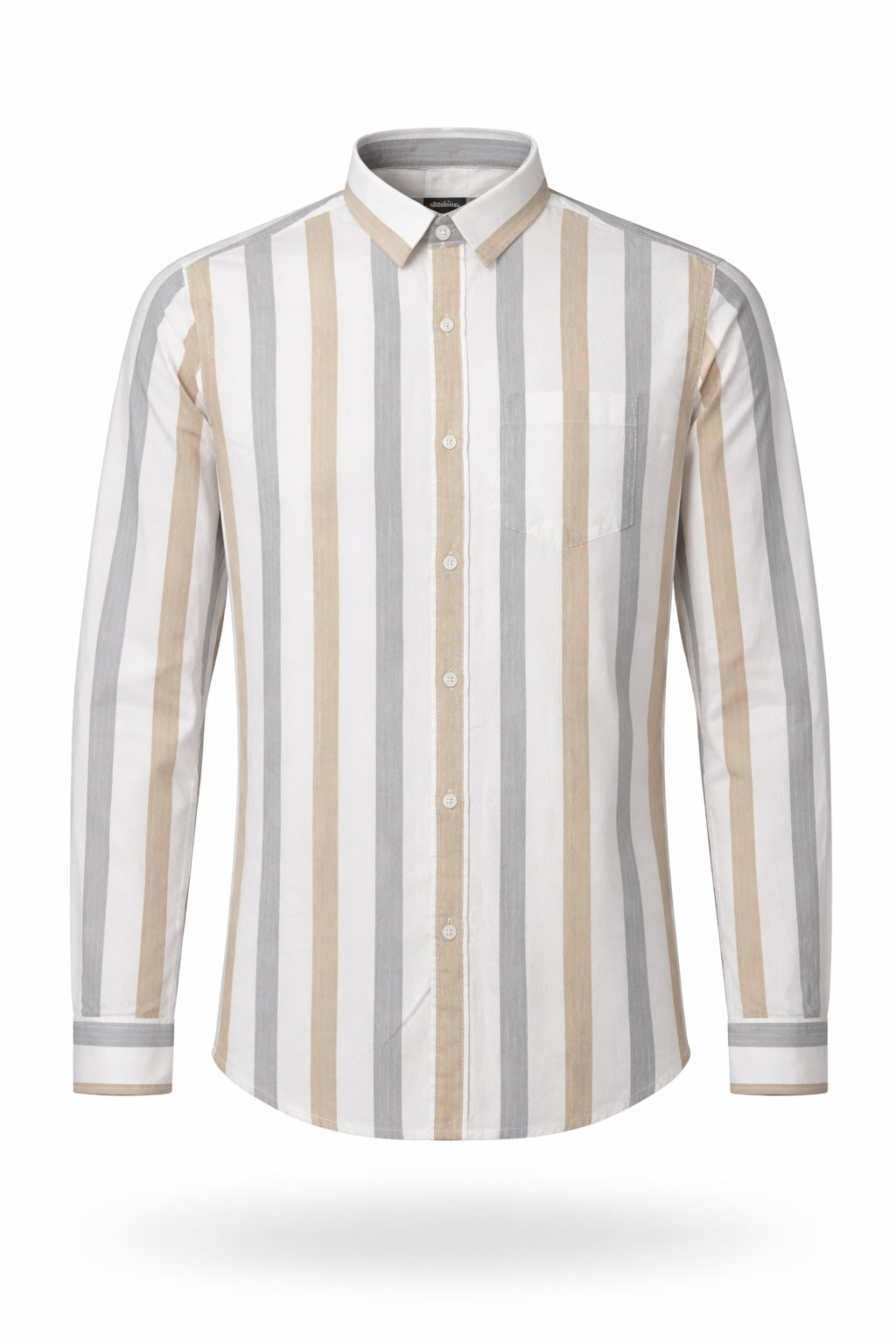 Men Natural Colourblocked Casual Shirt