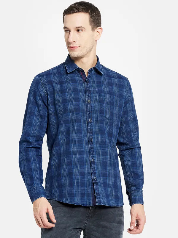 Men Indigo Shirts