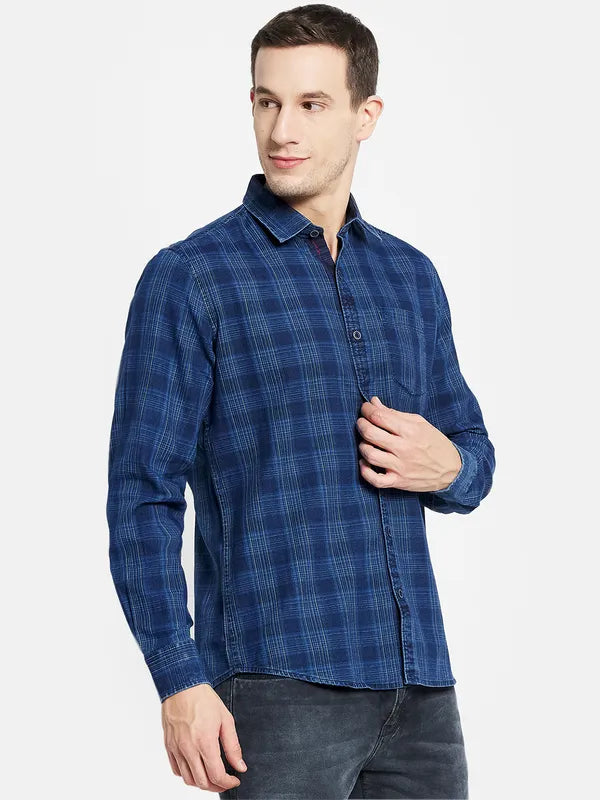 Men Indigo Shirts