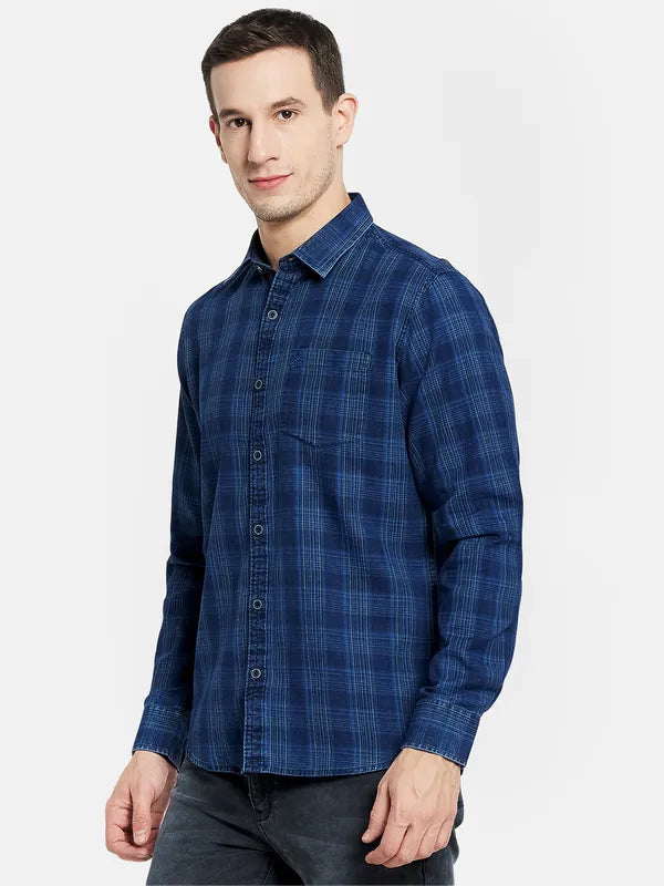 Men Indigo Shirts