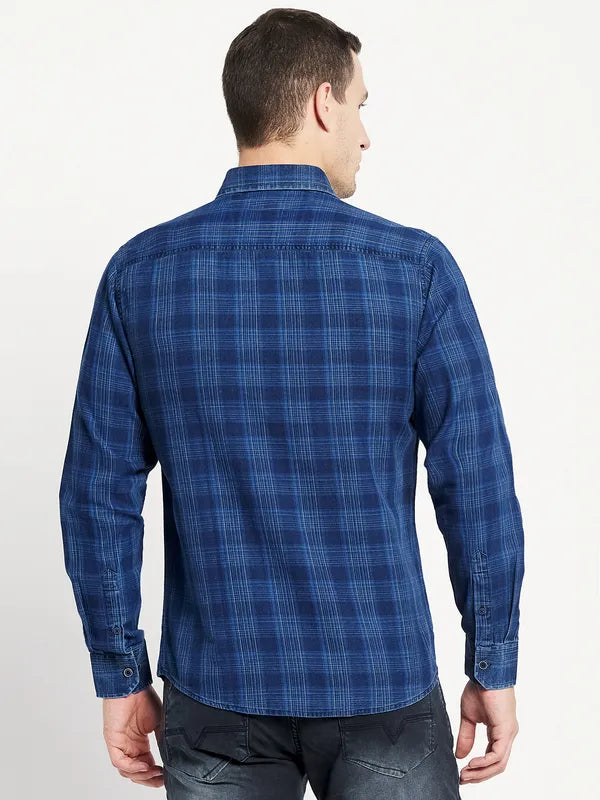 Men Indigo Shirts