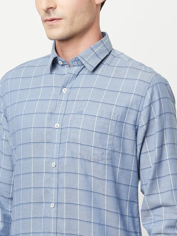 Men Sky Blue Shirts