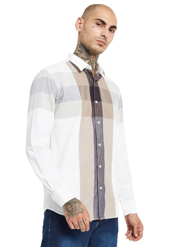 Mettle Buffalo Checks Opaque Checked Cotton Casual Shirt