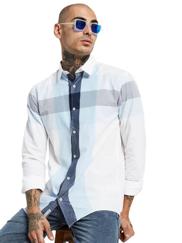 Mettle Opaque Checked Casual Shirt