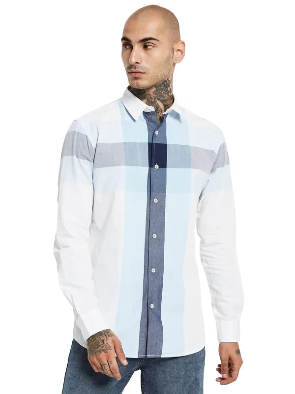 Mettle Opaque Checked Casual Shirt