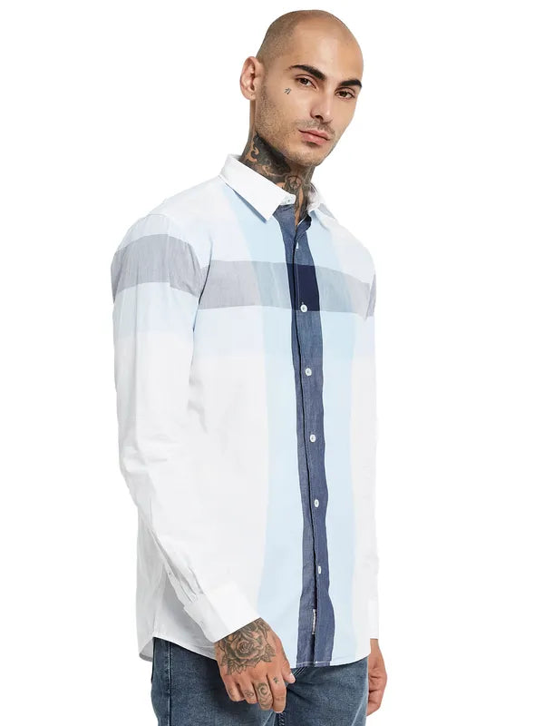 Mettle Opaque Checked Casual Shirt