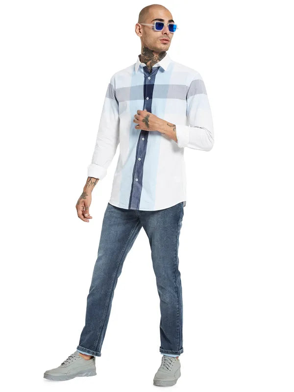 Mettle Opaque Checked Casual Shirt