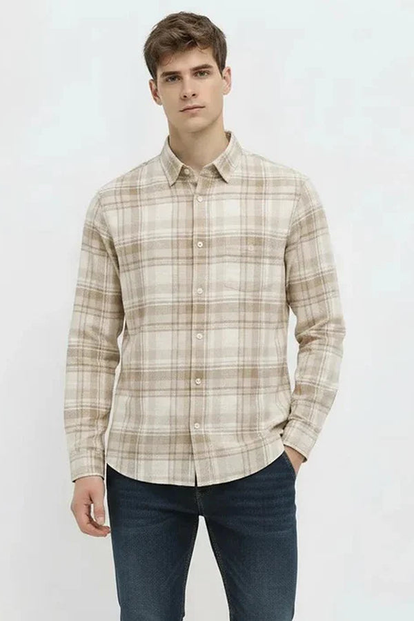 Men Checked Casual Shirt