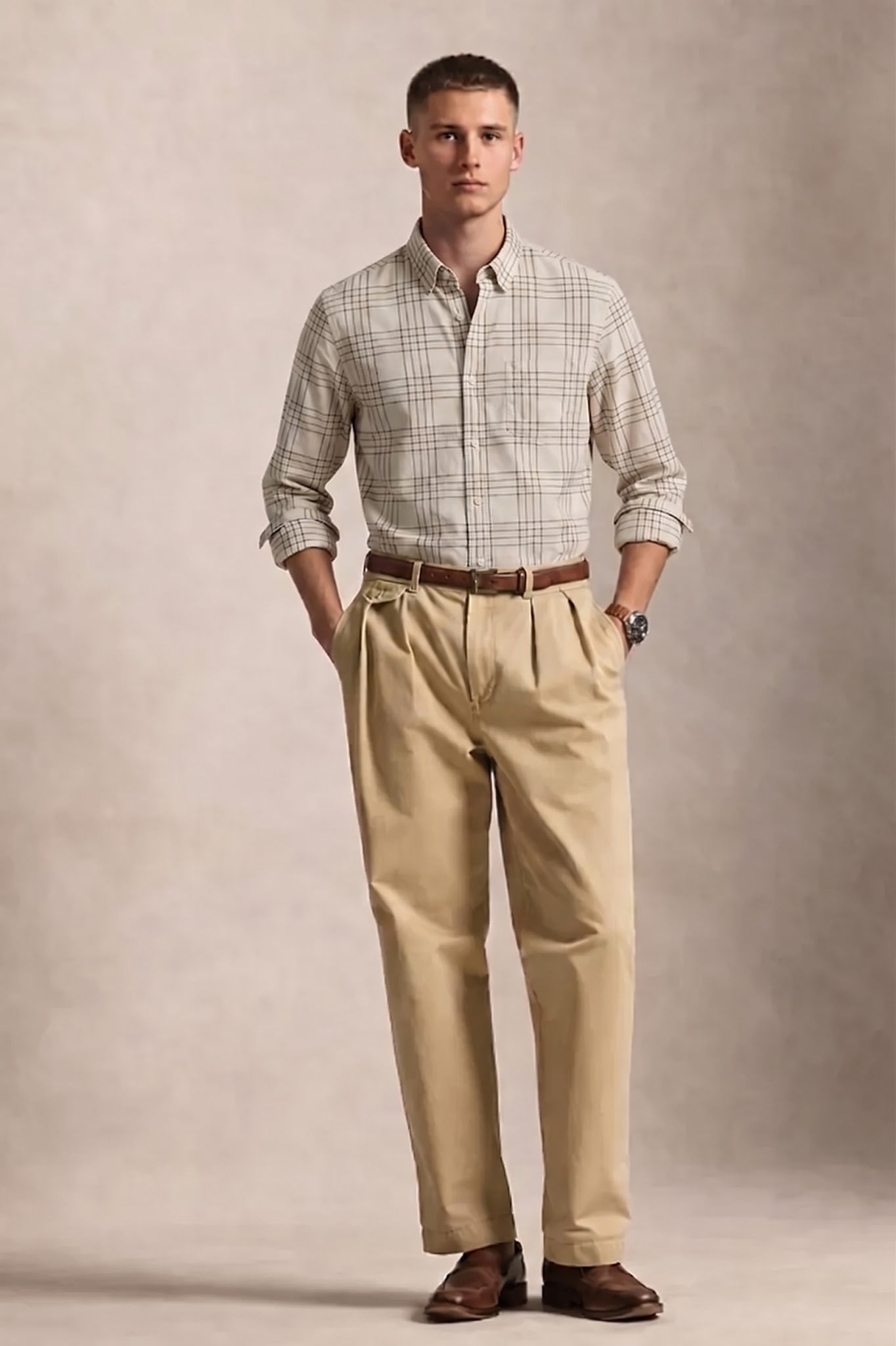 Men Onyx Checked Casual Shirt