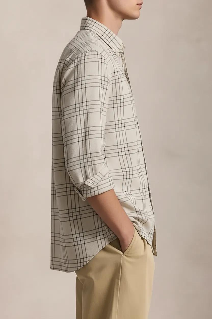 Men Onyx Checked Casual Shirt