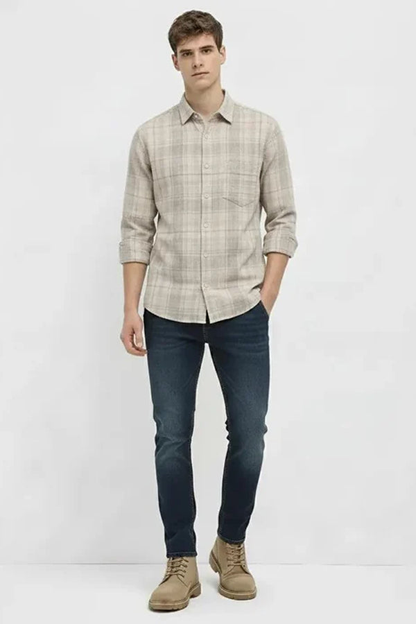 Men Checked Casual Shirt