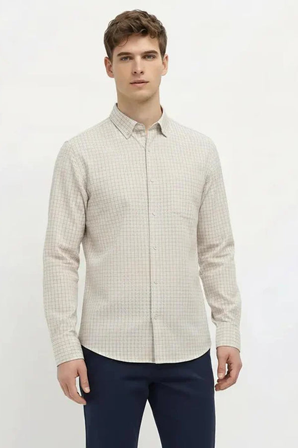 Men Checked Casual Shirt