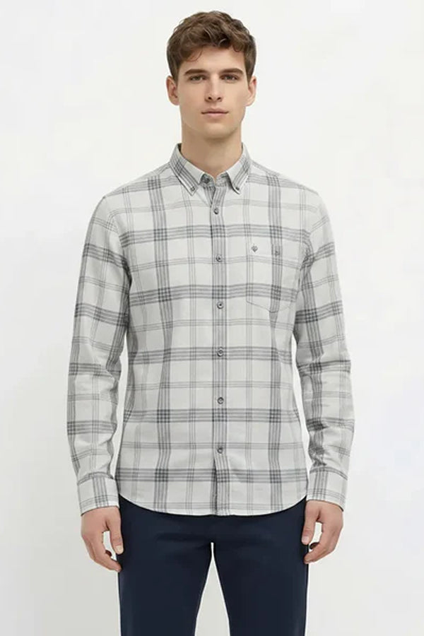 Men Checked Casual Shirt