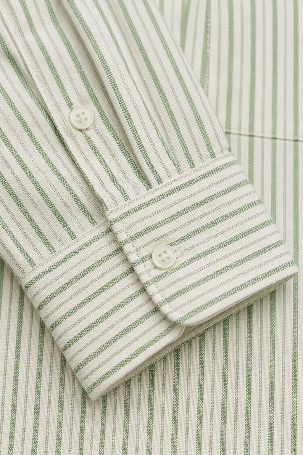 Men’s Fern Cotton Stripe Full Sleeve Shirt | Regular Fit
