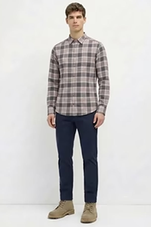 Men Tartan Checks Checked Casual Shirt