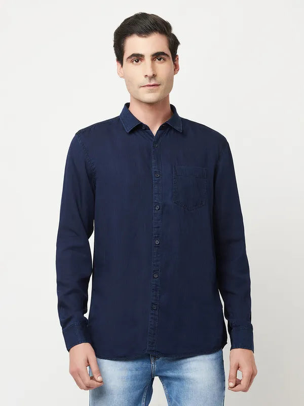 Men Indigo Shirts