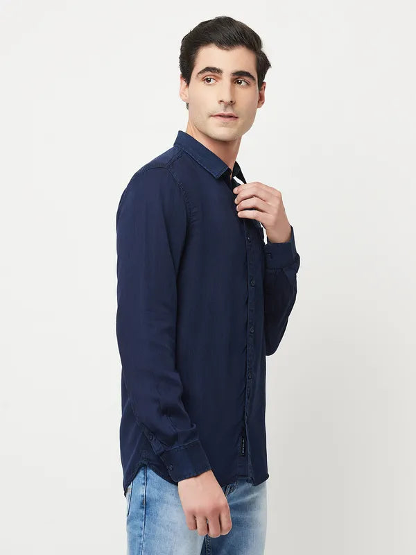 Men Indigo Shirts