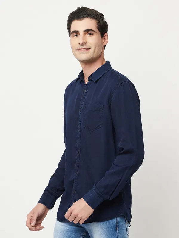 Men Indigo Shirts