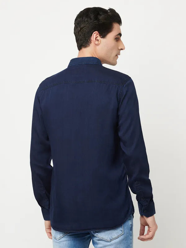 Men Indigo Shirts