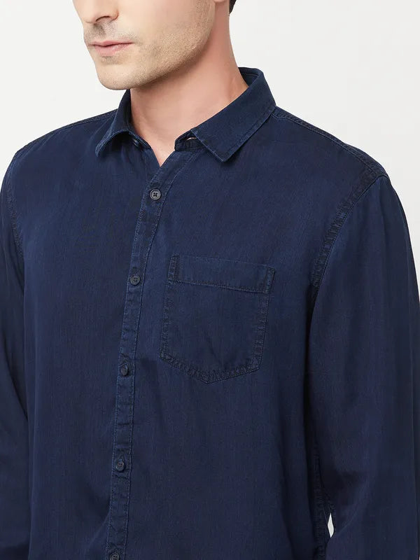 Men Indigo Shirts